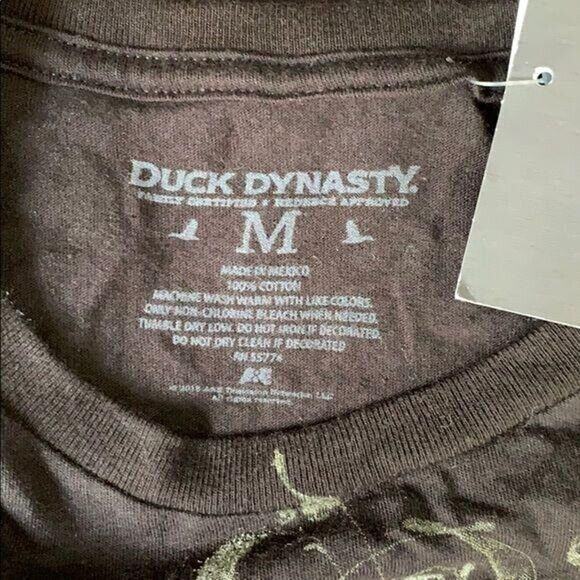 Duck Dynasty Womens T Shirt Slim Fit Short Sleeve Graphic Print Black Medium - Picture 6 of 7